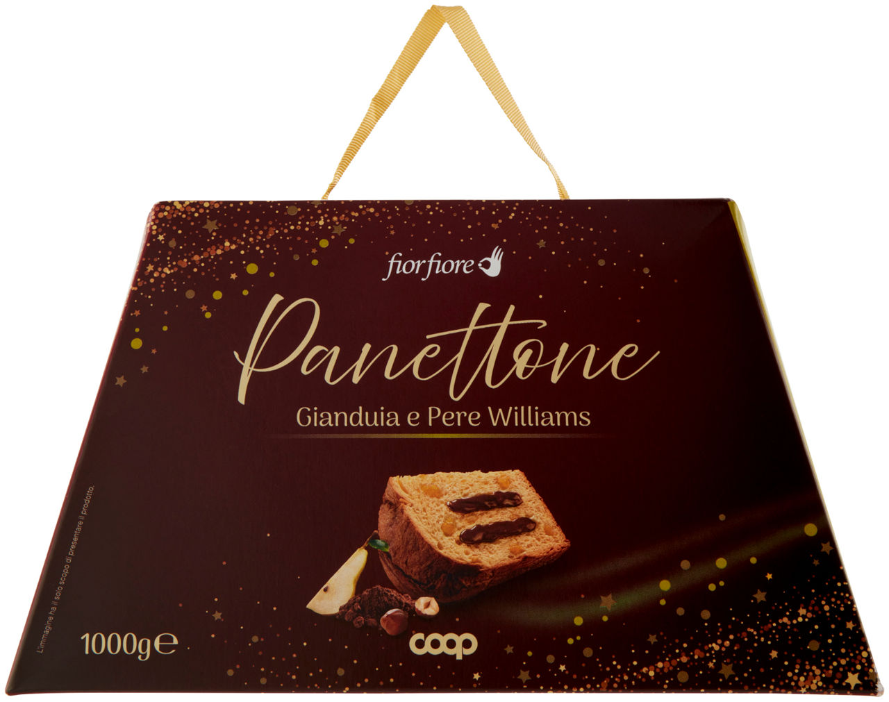 Panettone gianduia e pere coop fior fiore kg1
