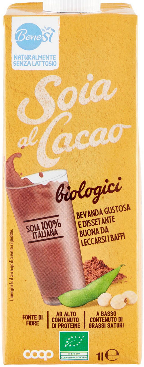 Bevanda di soia bio al cacao 1 lt