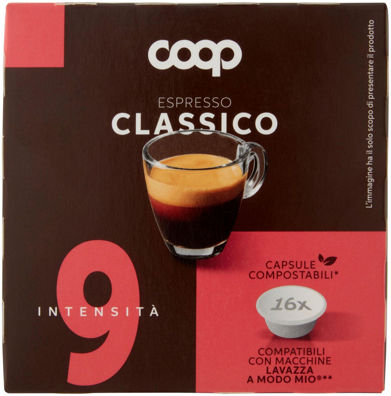 CAFFE' CAPSULE COMP. A MODO MIO COOP MISCELA CLASSICA PZ 16X7,5G ASTUCCIO G 120 - 0
