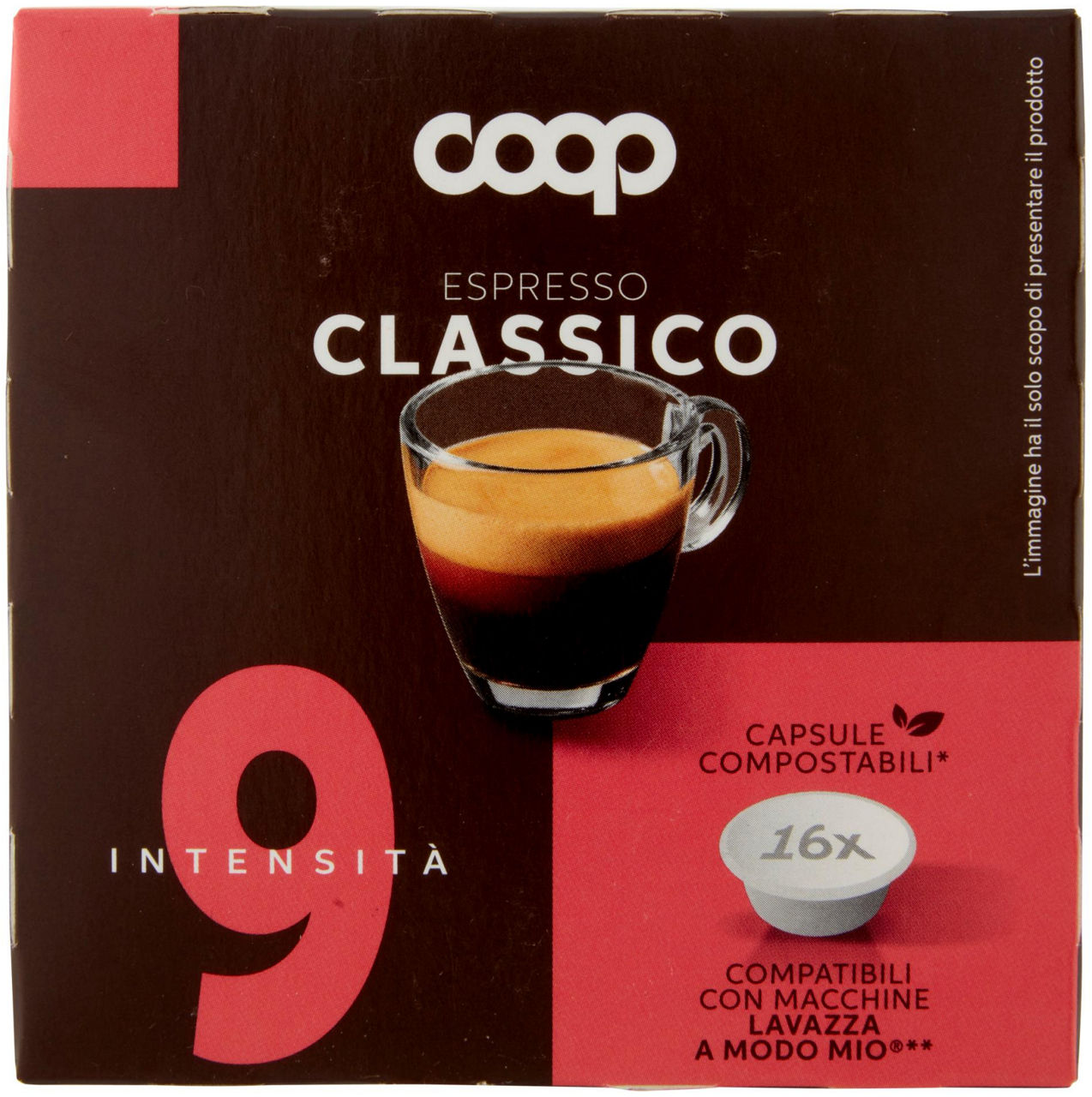 CAFFE' CAPSULE COMP. A MODO MIO COOP MISCELA CLASSICA PZ 16X7,5G ASTUCCIO G 120 - 2