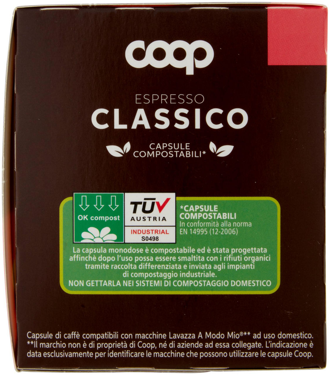 CAFFE' CAPSULE COMP. A MODO MIO COOP MISCELA CLASSICA PZ 16X7,5G ASTUCCIO G 120 - 3