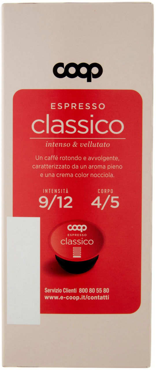CAFFE' CAPSULE COMPATIBILI DOLCE GUSTO COOP MISCELA CLASSICA PZ 16X7,3G G116,8 - 1