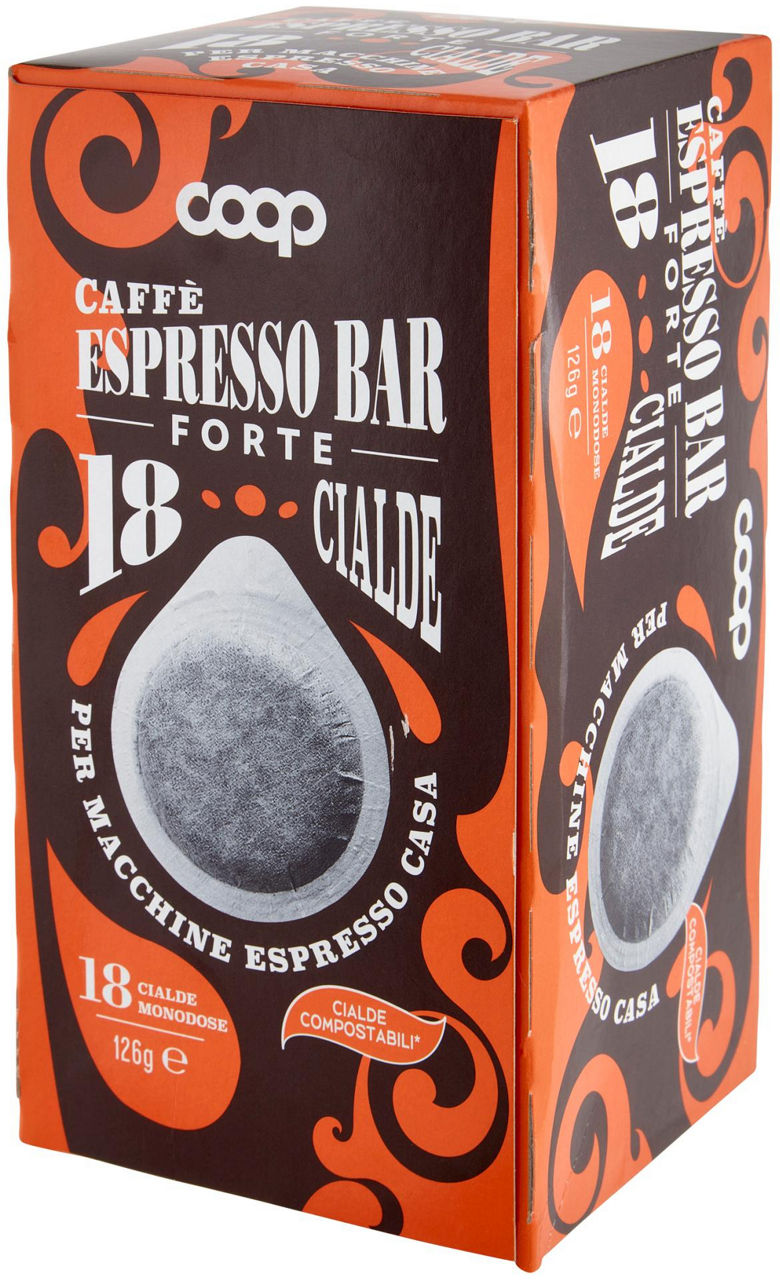 CAFFE' CIALDE COOP MISCELA NAPOLI PER MACCHINA ESPRESSO 18PZ ASTUCCIO G 126 - 6