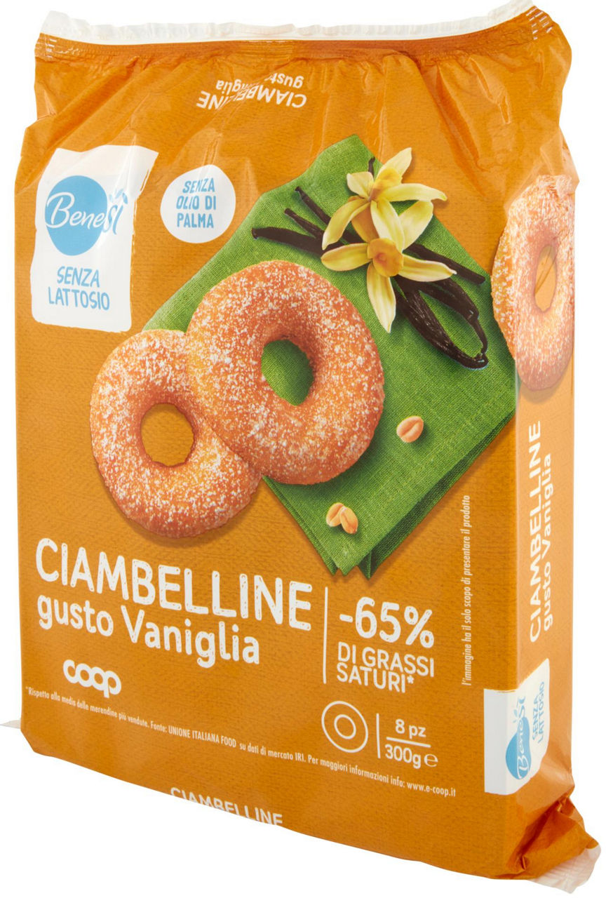 Ciambelline alla vaniglia senza lattosio 8 pz 300 gr - Immagine 61