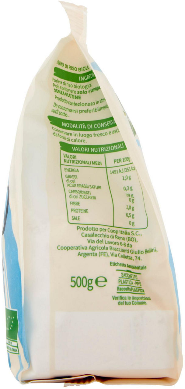 FARINA DI RISO BIO VIVIVERDE COOP G500 - Immagine 11