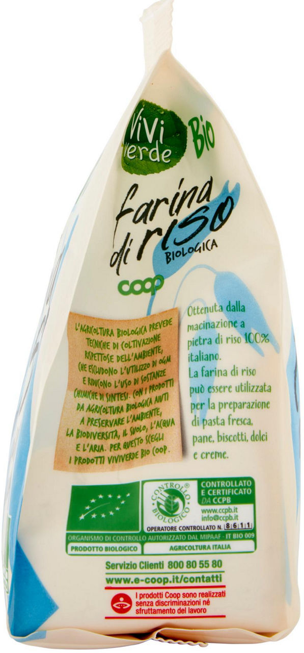 FARINA DI RISO BIO VIVIVERDE COOP G500 - Immagine 31