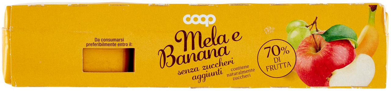 BEVANDA SENZA ZUCCHERI AGGIUNTI MELA BANANA COOP CLUSTER ML 200 X 3 - Immagine 41