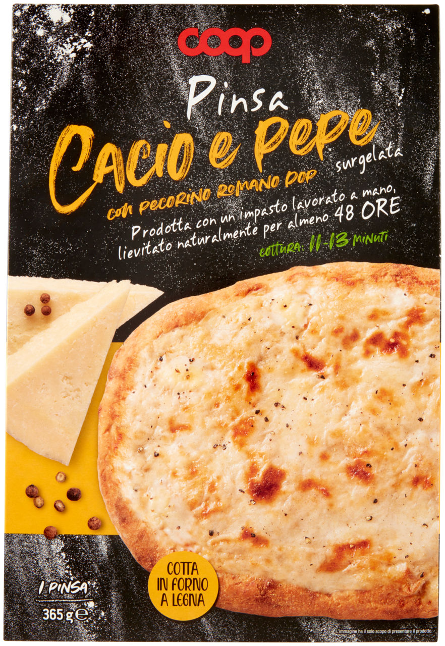 Pinsa cacio e pepe surg. coop g 365