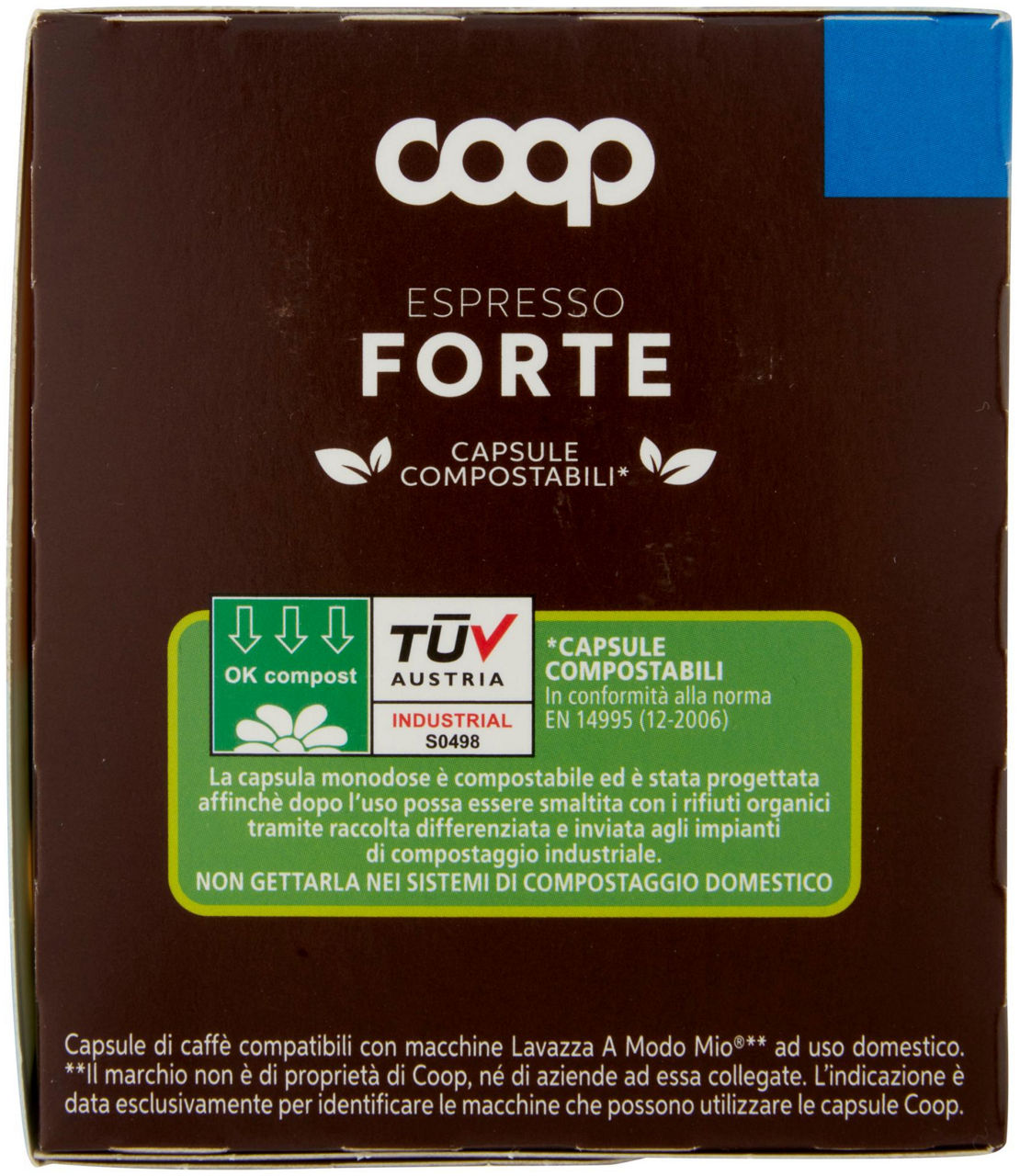 CAFFE' CAPSULE COMPATIBILI A MODO MIO COOP MISCELA FORTE PZ 16X7,5G G 120 - 3