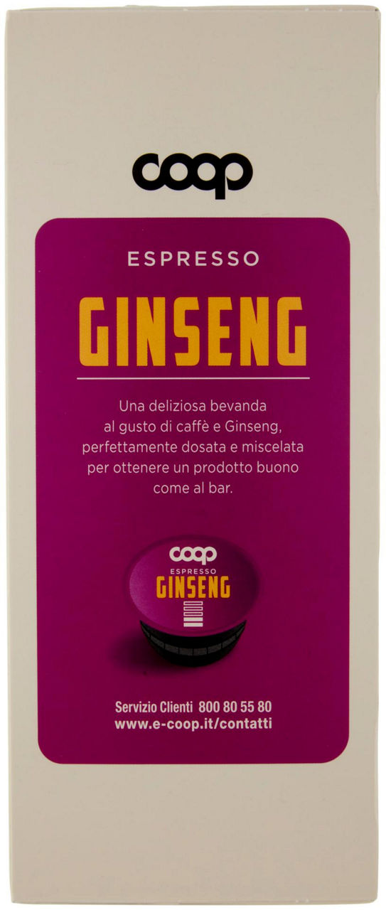CAPSULE COMPATIBILI DOLCE GUSTO COOP MISCELA CAFFE' E GINSENG PZ 16X6,8 G G108,8 - 1