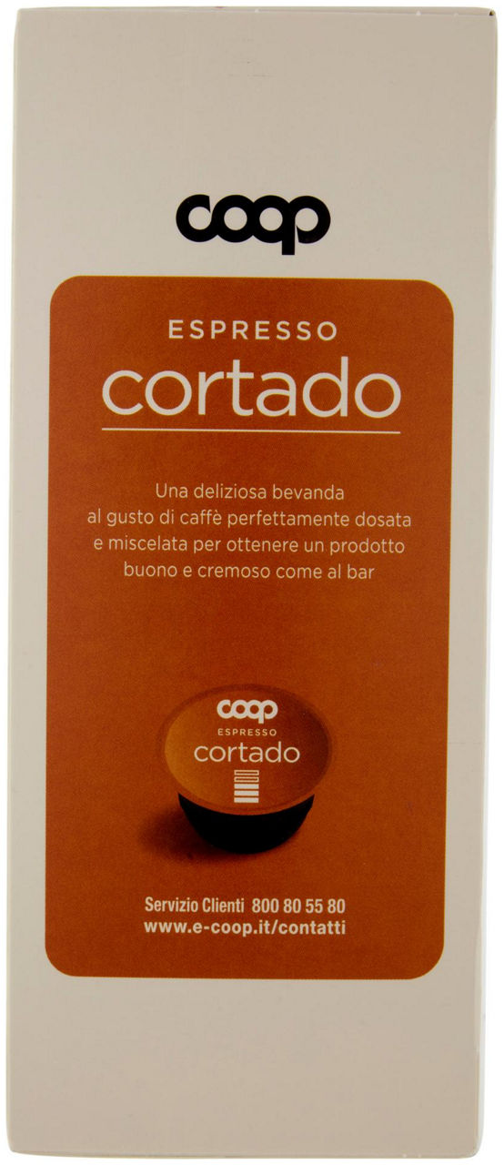 CAFFE' CAPSULE COMPATIBILI DOLCE GUSTO COOP MISCELA CORTADO PZ 16X6,3G G100,8 - 1