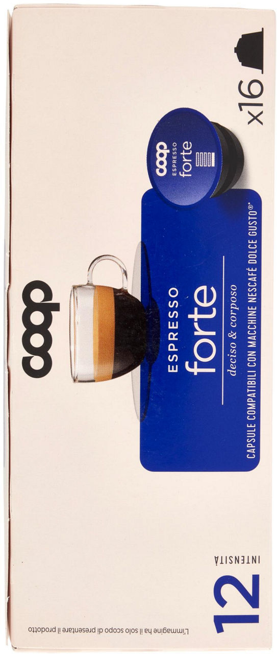 CAFFE' CAPSULE COMPATIBILI DOLCE GUSTO COOP MISCELA FORTE PZ 16X7,3G G116,8 - 3