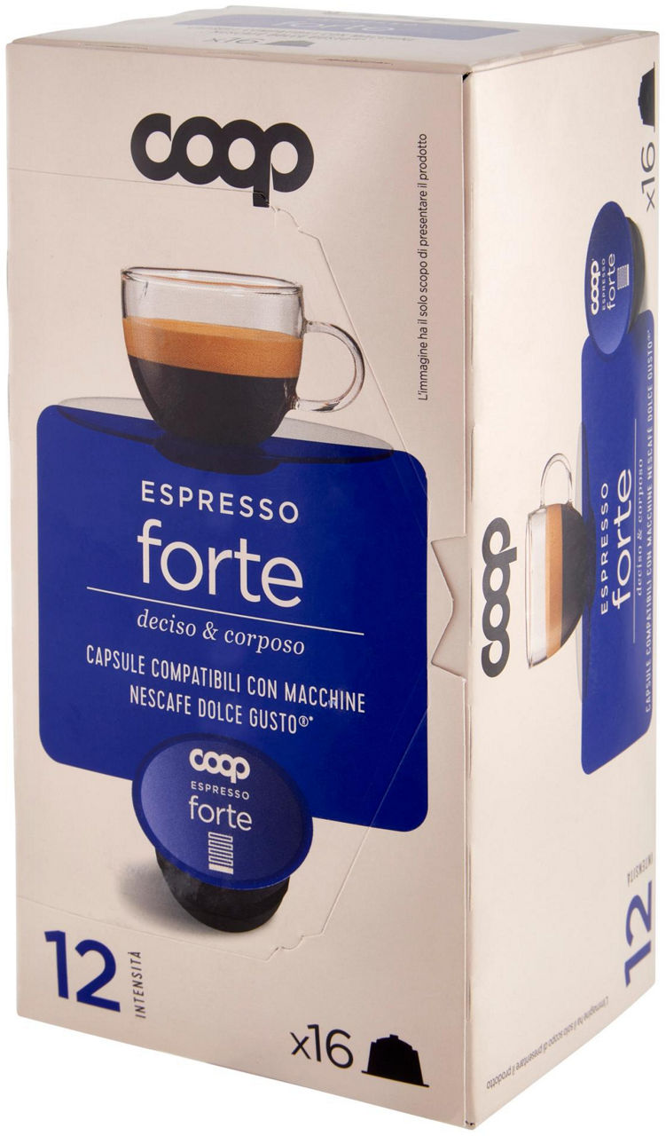 CAFFE' CAPSULE COMPATIBILI DOLCE GUSTO COOP MISCELA FORTE PZ 16X7,3G G116,8 - 6