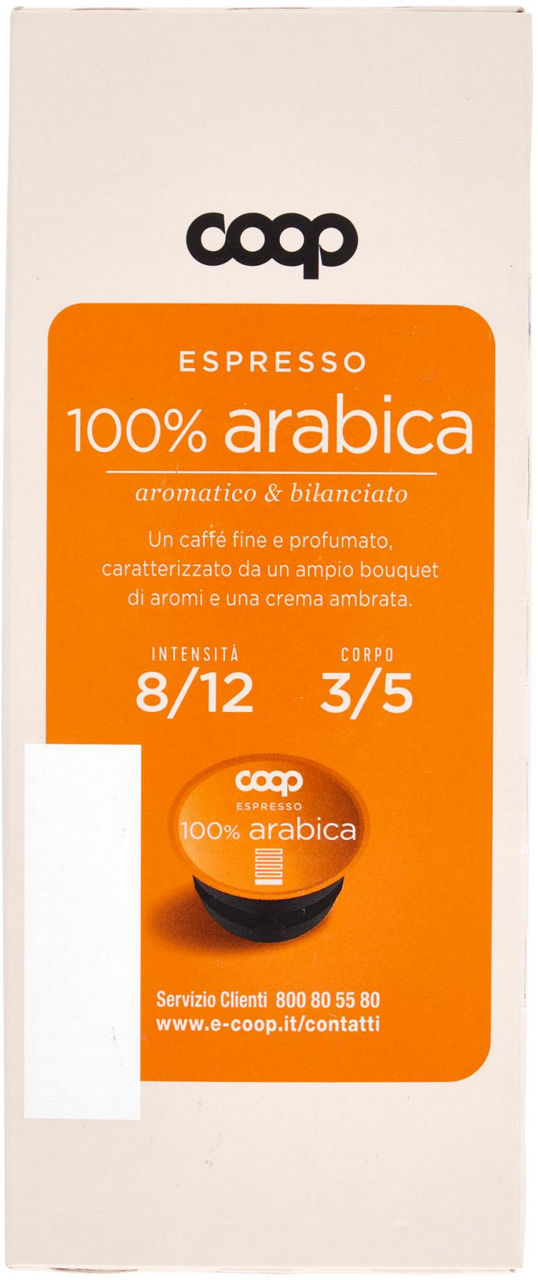 CAFFE' CAPSULE COMPATIBILI DOLCE GUSTO COOP MISCELA ARABICA PZ 16X6 G G 96 - 1