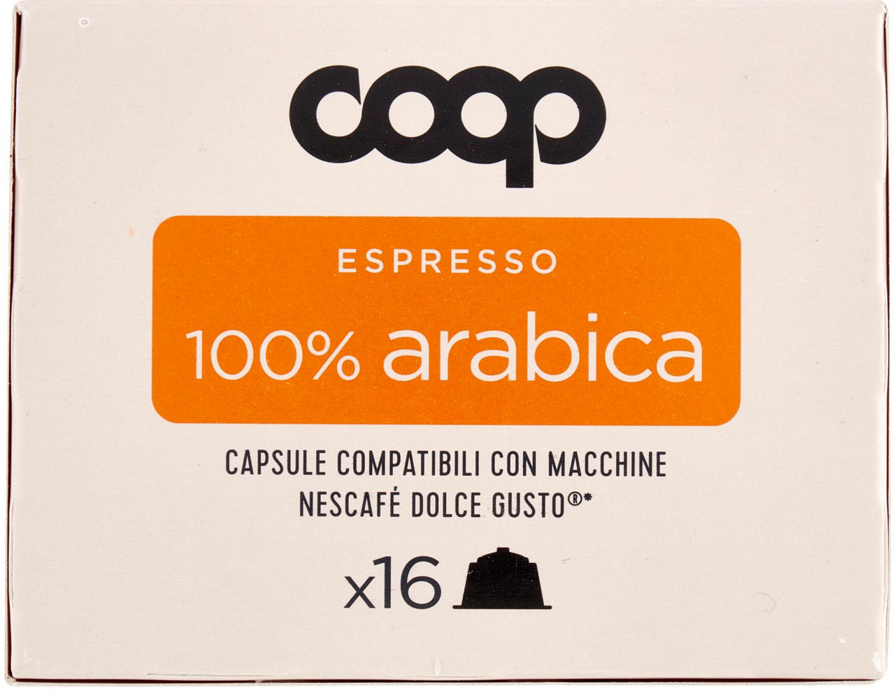 CAFFE' CAPSULE COMPATIBILI DOLCE GUSTO COOP MISCELA ARABICA PZ 16X6 G G 96 - 4