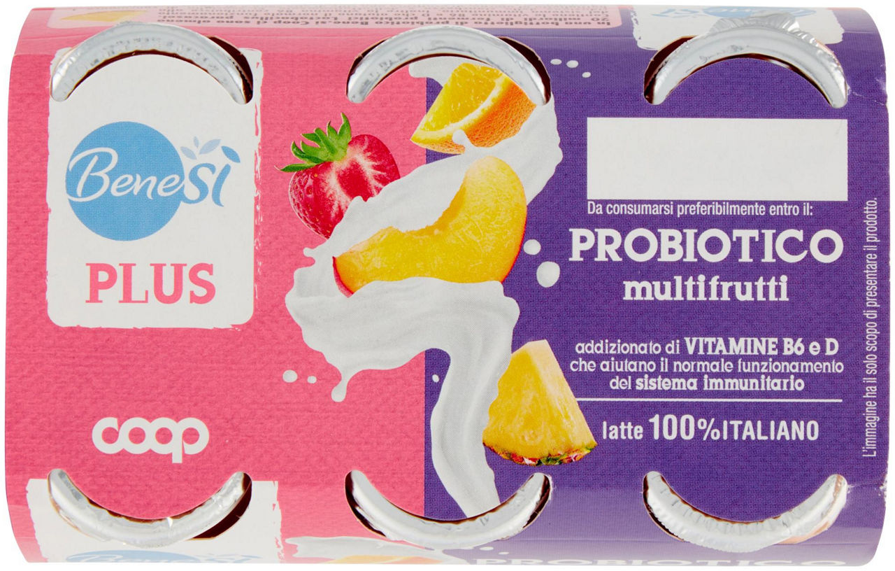 Probiotico multifrutti Benes' Plus 6 x 100 g - Immagine 41