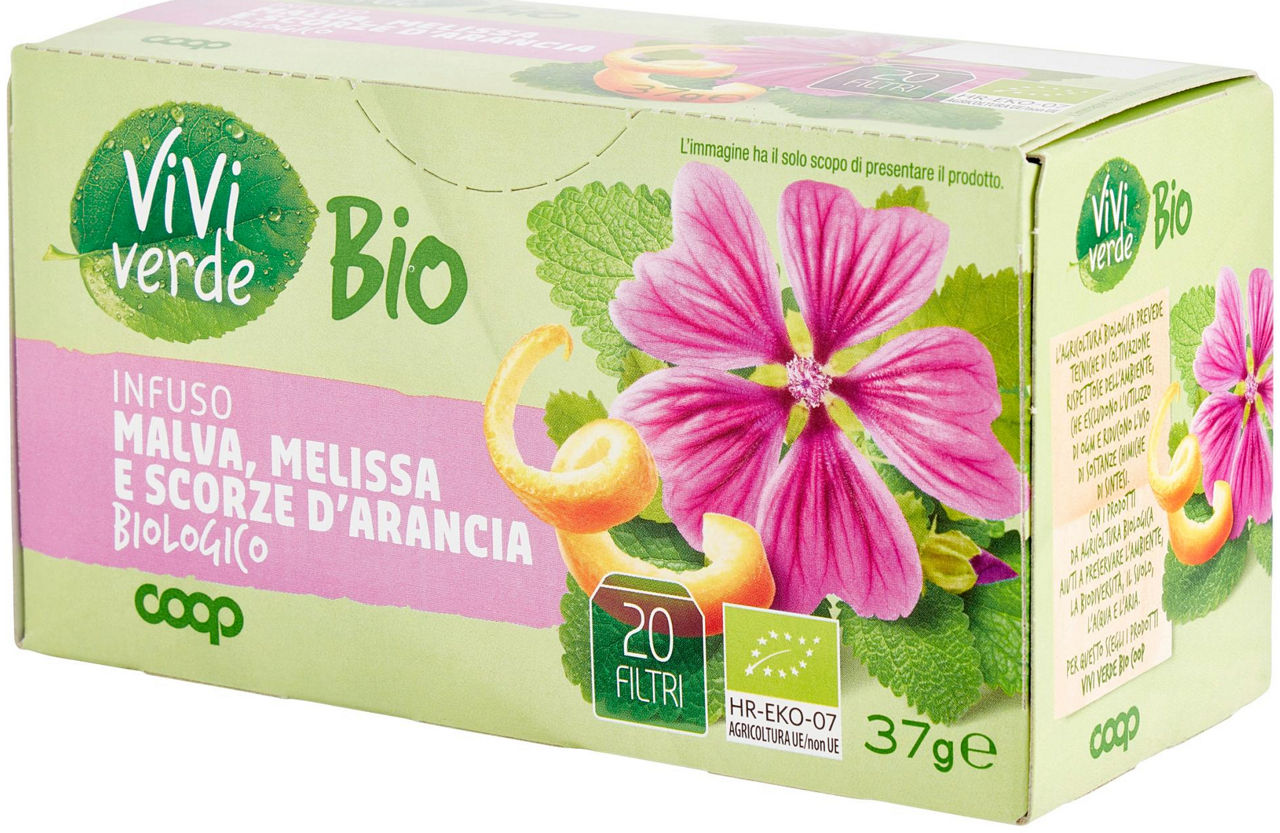 Infuso malva melssa e scorze d'arancia bio 20 filtri - Immagine 61