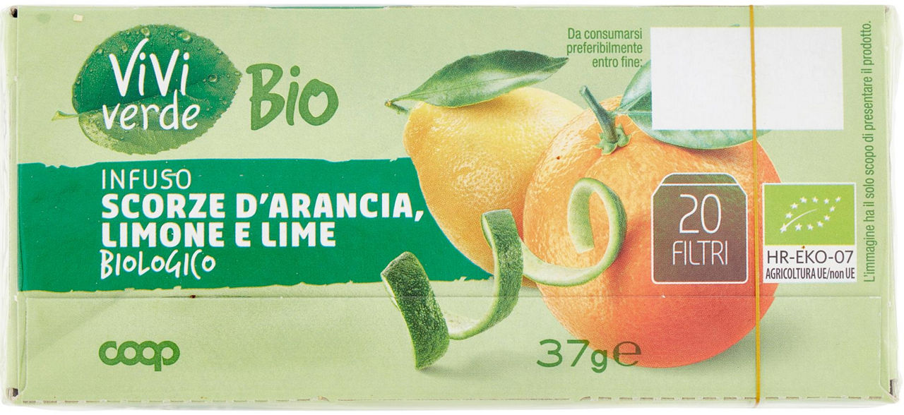 INFUSO BIO SCORZE D'ARANCIA LIMONE E LIME COOP VIVIVERDE 20FL G 37 - Immagine 41