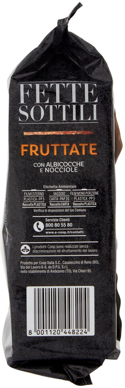 FETTE BISCOTTATE SOTTILI CON ALBICOCCHE E NOCCIOLE G 150 - Immagine 31