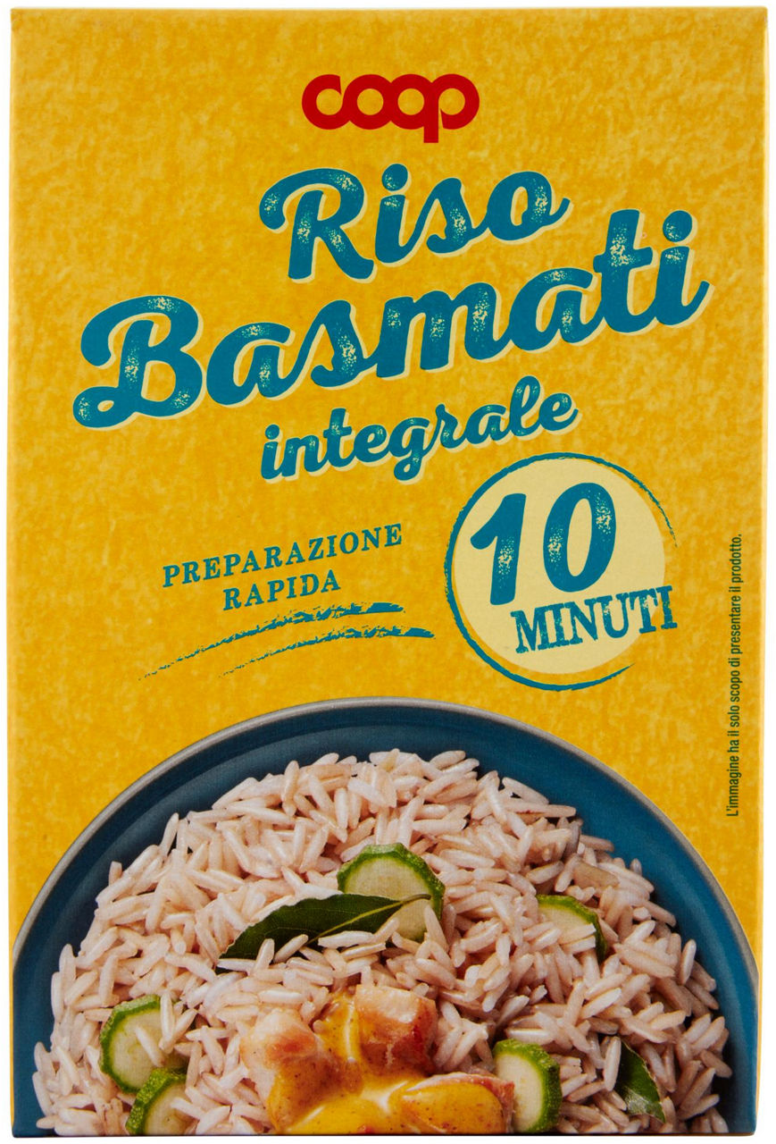 Riso basmati integrale coop cottura rapida g500