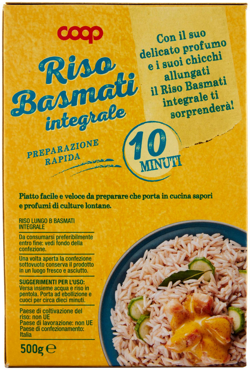 RISO BASMATI INTEGRALE COOP COTTURA RAPIDA G500 - Immagine 21