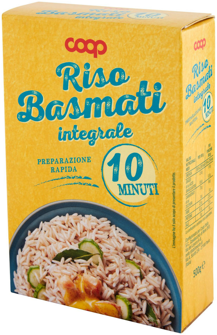 RISO BASMATI INTEGRALE COOP COTTURA RAPIDA G500 - Immagine 61