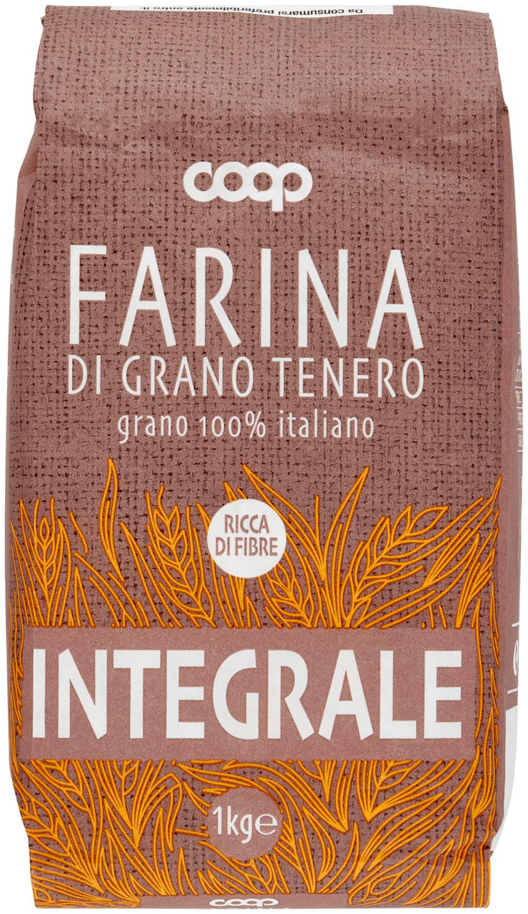 FARINA COOP INTEGRALE 100% ITALIA KG1 - 0