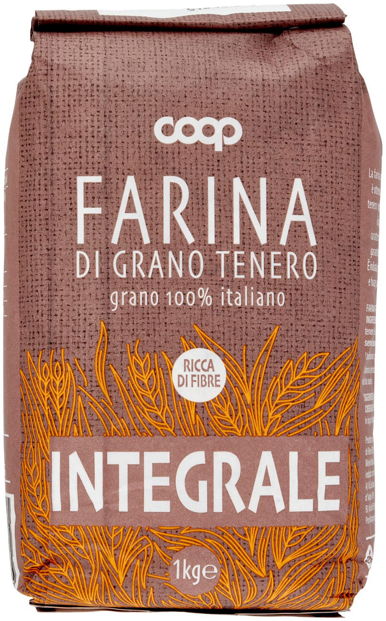 FARINA COOP INTEGRALE 100% ITALIA KG1 - 2