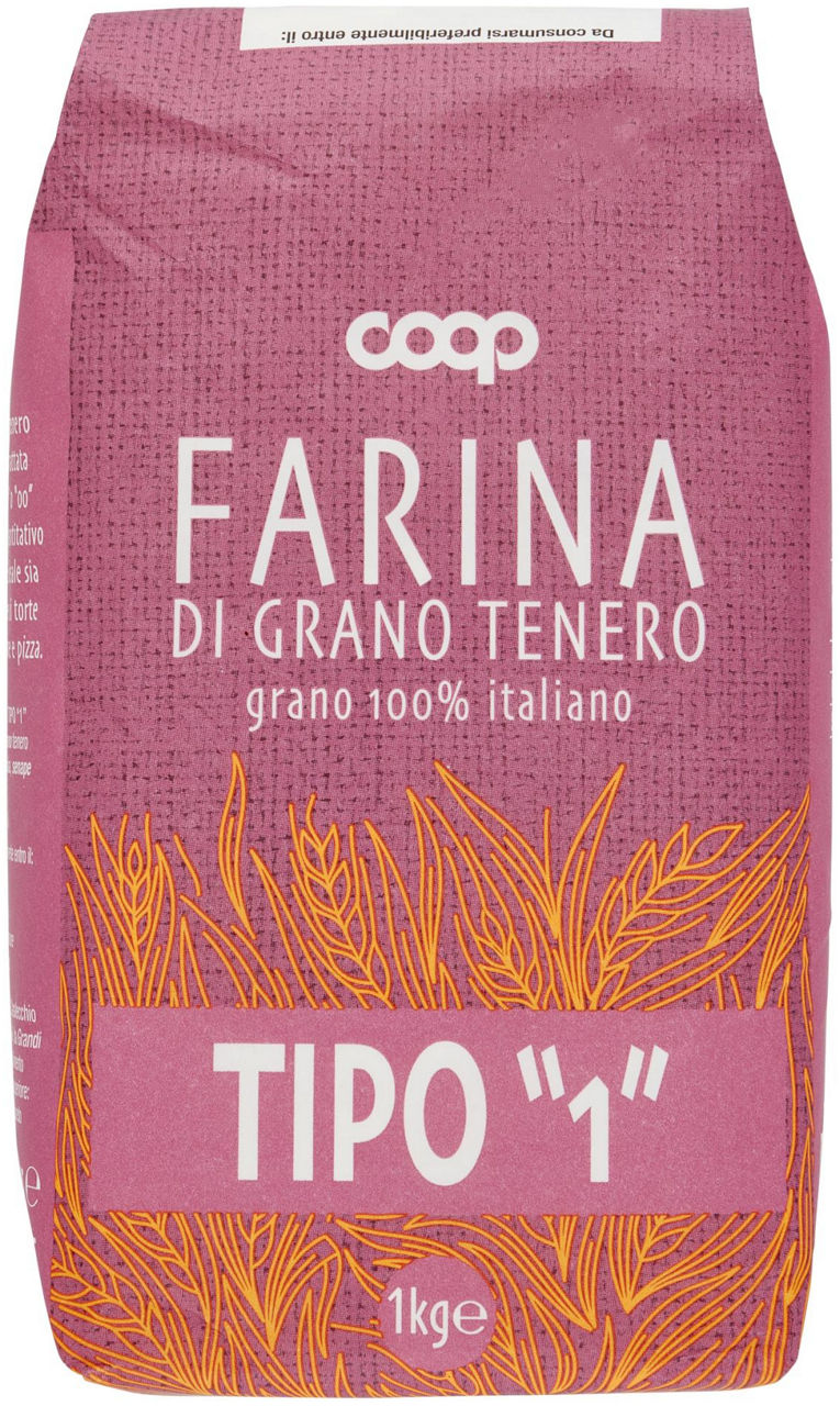 Farina coop tipo 1 100% italia kg1