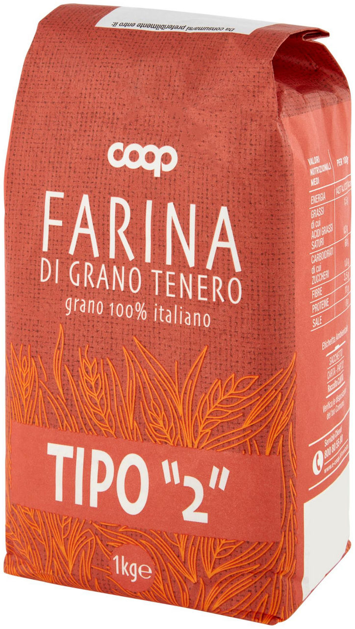 FARINA COOP TIPO 2 100% ITALIA KG1 - 6