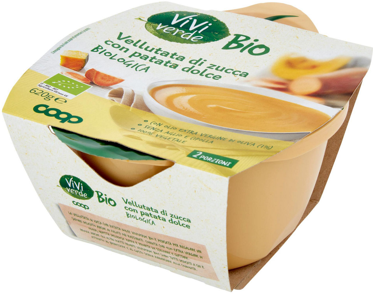 Vellutata di zucca con patata dolce bio 620 gr - Immagine 61