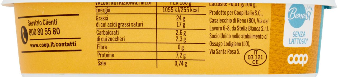 FORMAGGIO FRESCO SPALMABILE SENZA LATTOSIO BENE SI’ COOP  G 200 - Immagine 51
