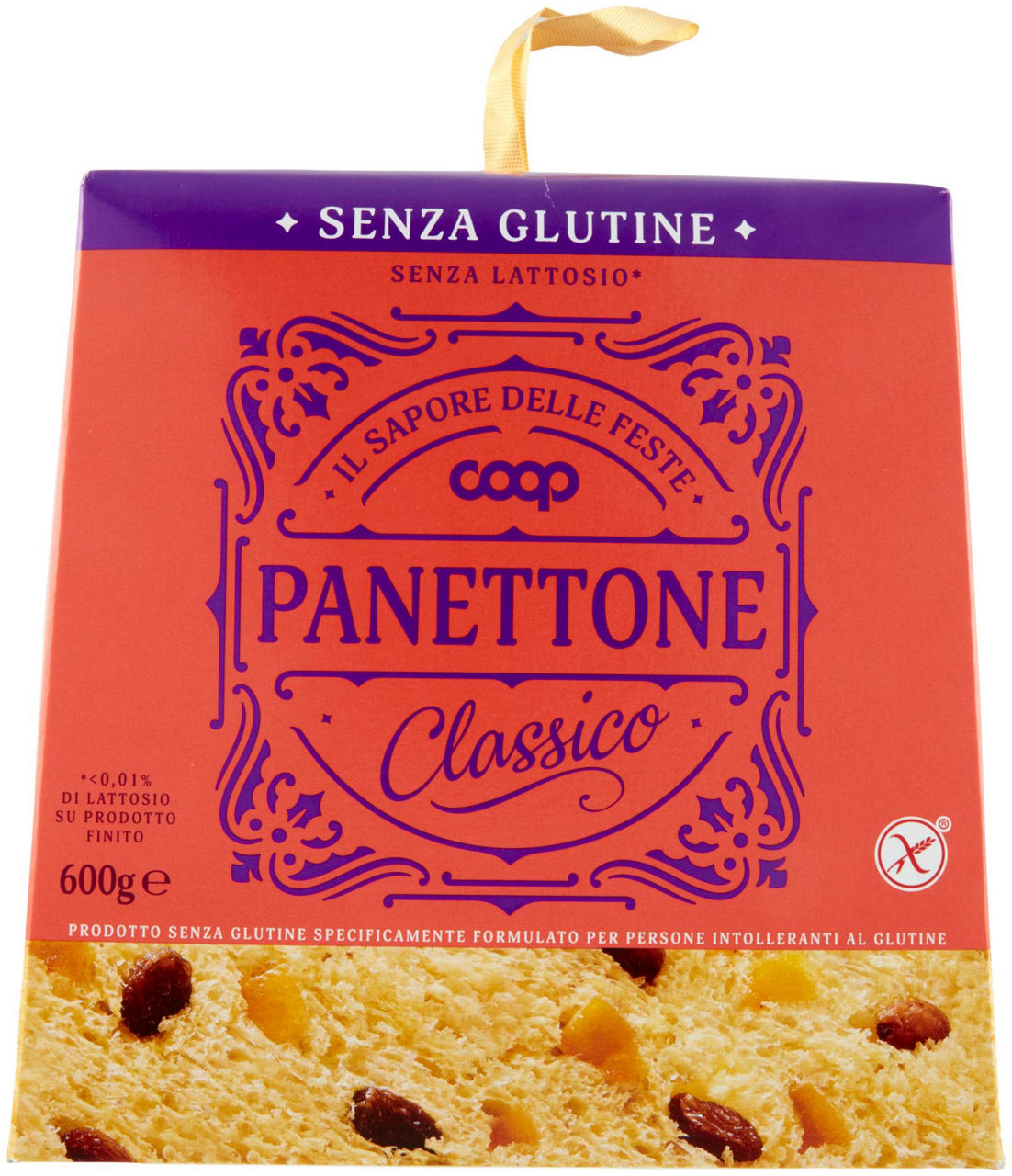 PANETTONE SENZA GLUTINE E LATTOSIO COOP G 600 - Immagine 21