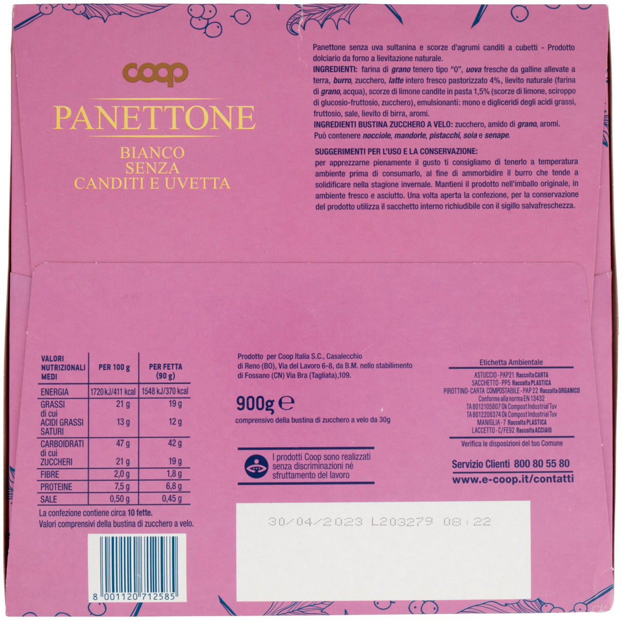 Panettone senza canditi e uvetta 800 gr - Immagine 51