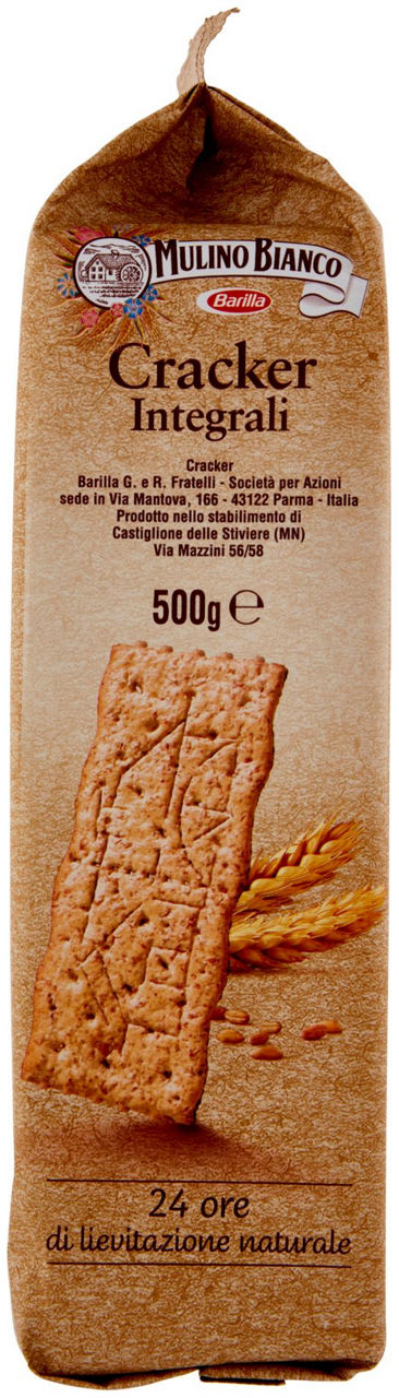 CRACKERS INTEGRALI SFOGLIA DI GRANO  MULINO BIANCO  INCARTO GR.500 - Immagine 31