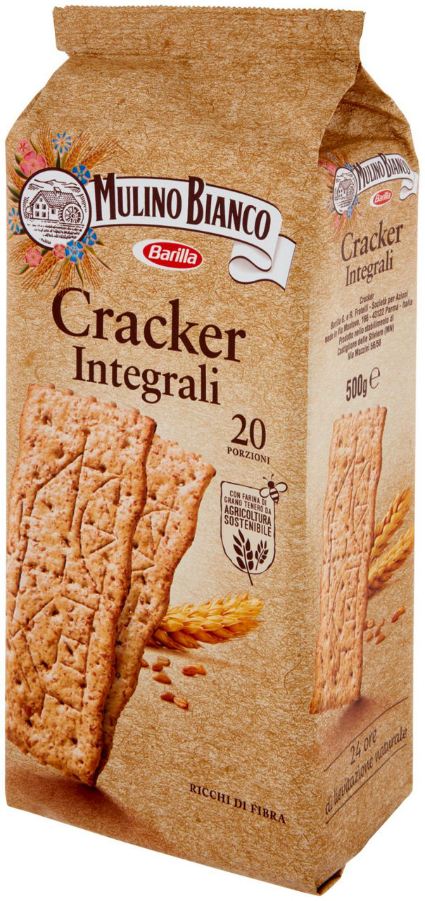 CRACKERS INTEGRALI SFOGLIA DI GRANO  MULINO BIANCO  INCARTO GR.500 - Immagine 61