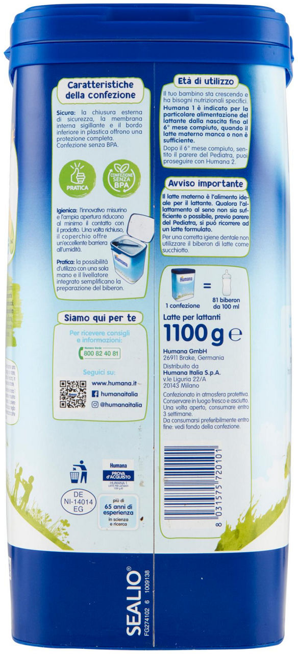 LATTE HUMANA 1 KG 1,1 MP - Immagine 11