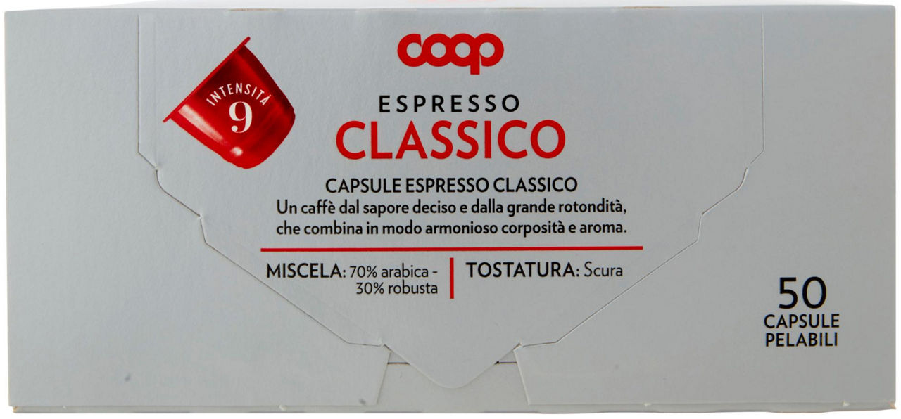 CAFFE' CAPSULE COOP ESPRESSO MISCELA CLASSICA COMP.NESPRESSO SC PZ.50 G250 - 4