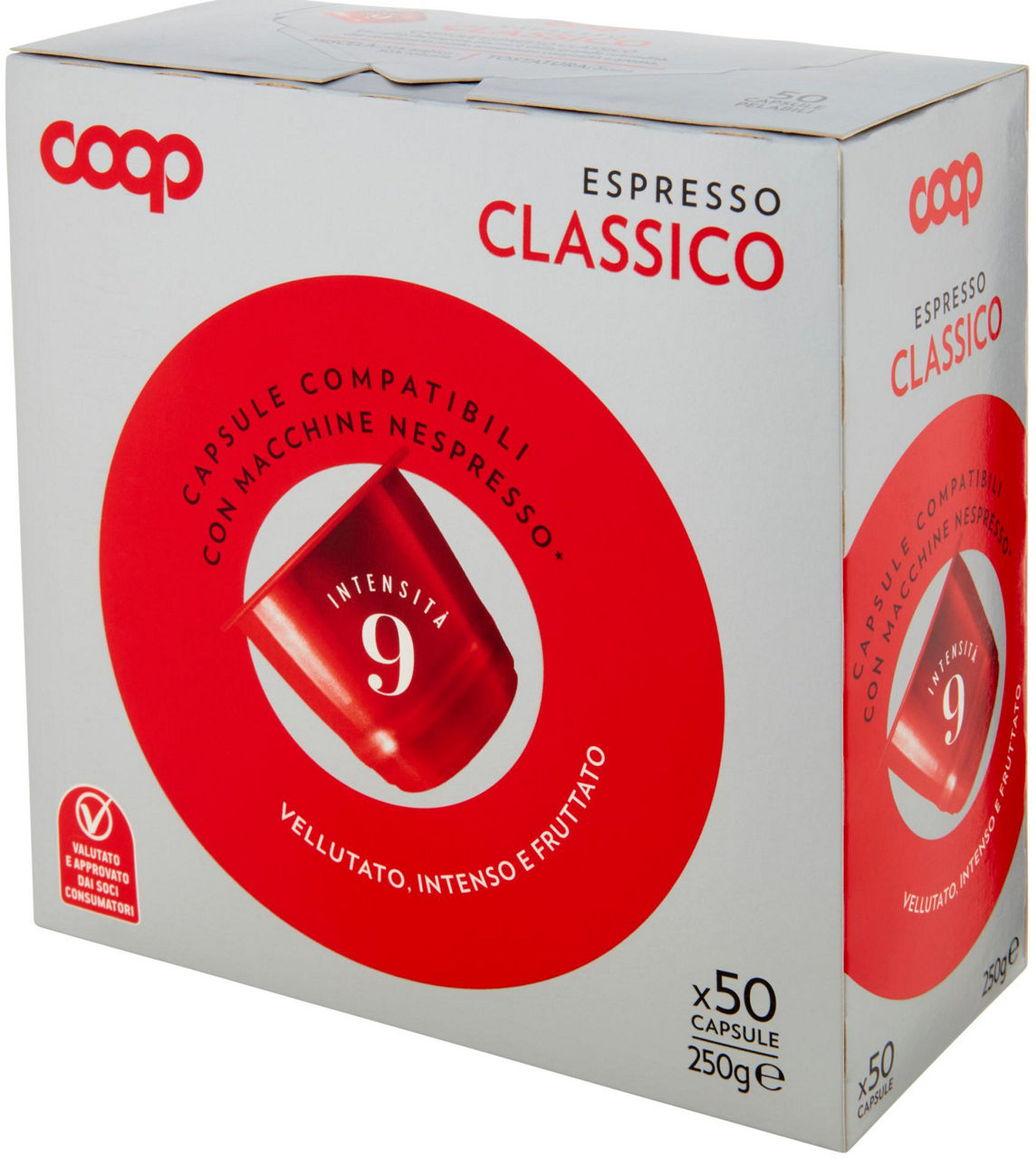 CAFFE' CAPSULE COOP ESPRESSO MISCELA CLASSICA COMP.NESPRESSO SC PZ.50 G250 - 6
