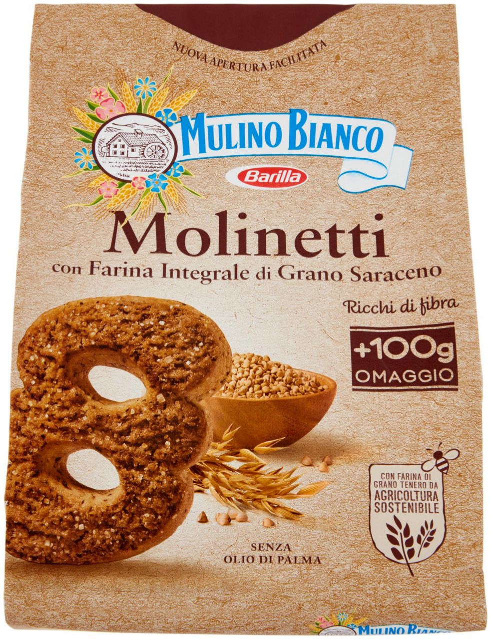 Biscotti Molinetti di grano saraceno 800 gr