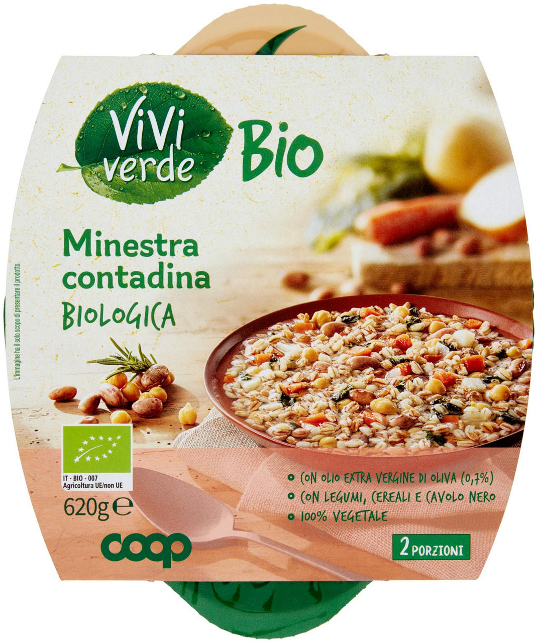 minestra contadina Biologica Vivi Verde 620 g - 0