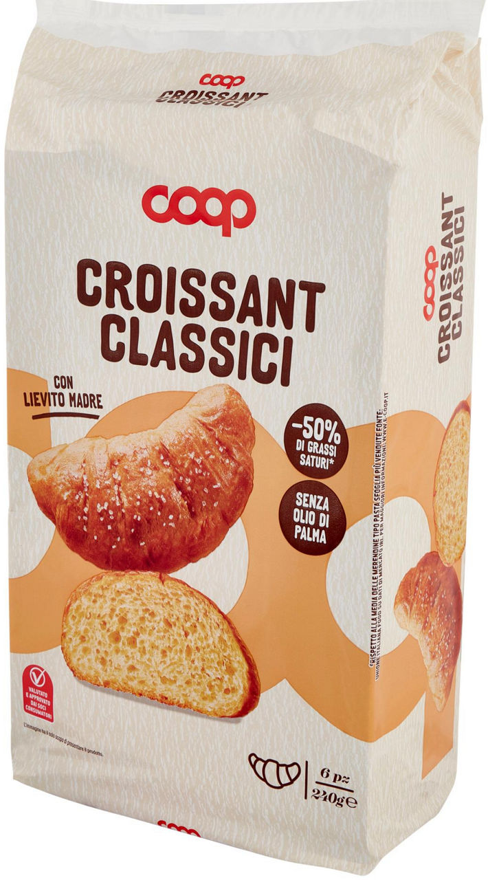 Croissant classici 6 pz 240 g - 6