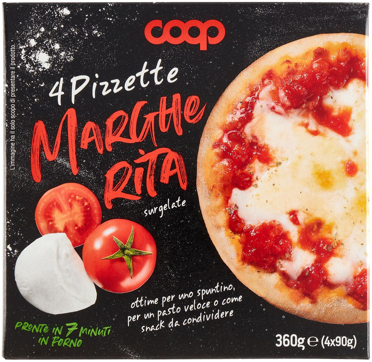 Pizzette margherita coop  4pz surg. g 360