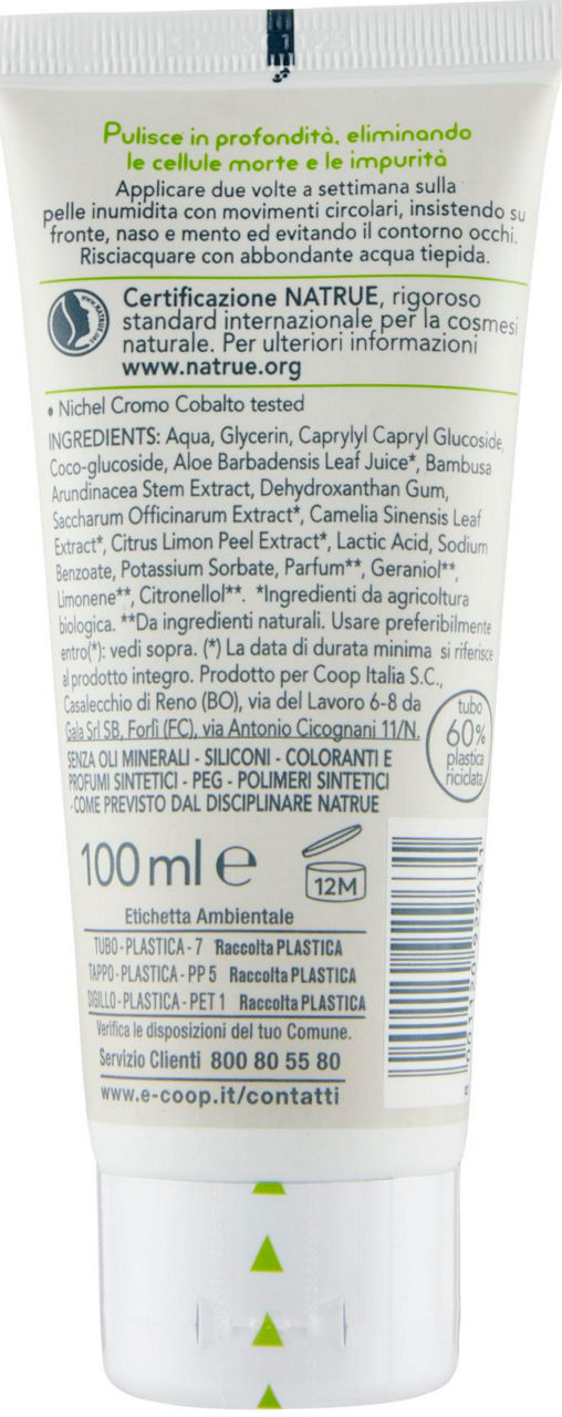Gel Detergente Esfoliante pelli normali e miste Vivi Verde 100 ml - 2