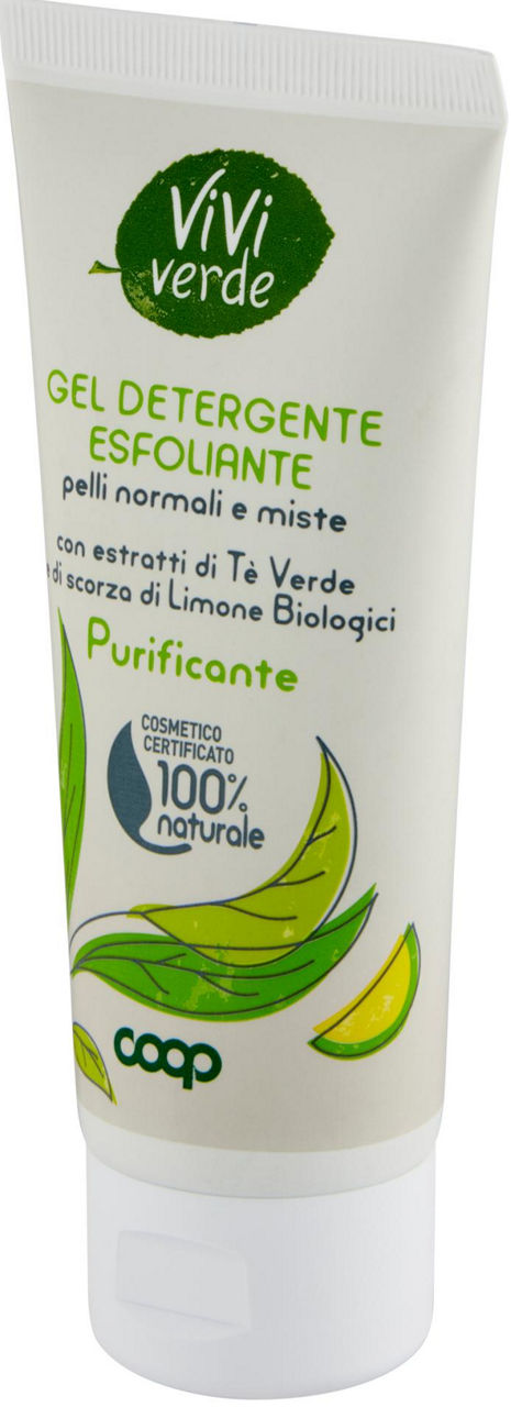Gel Detergente Esfoliante pelli normali e miste Vivi Verde 100 ml - 6