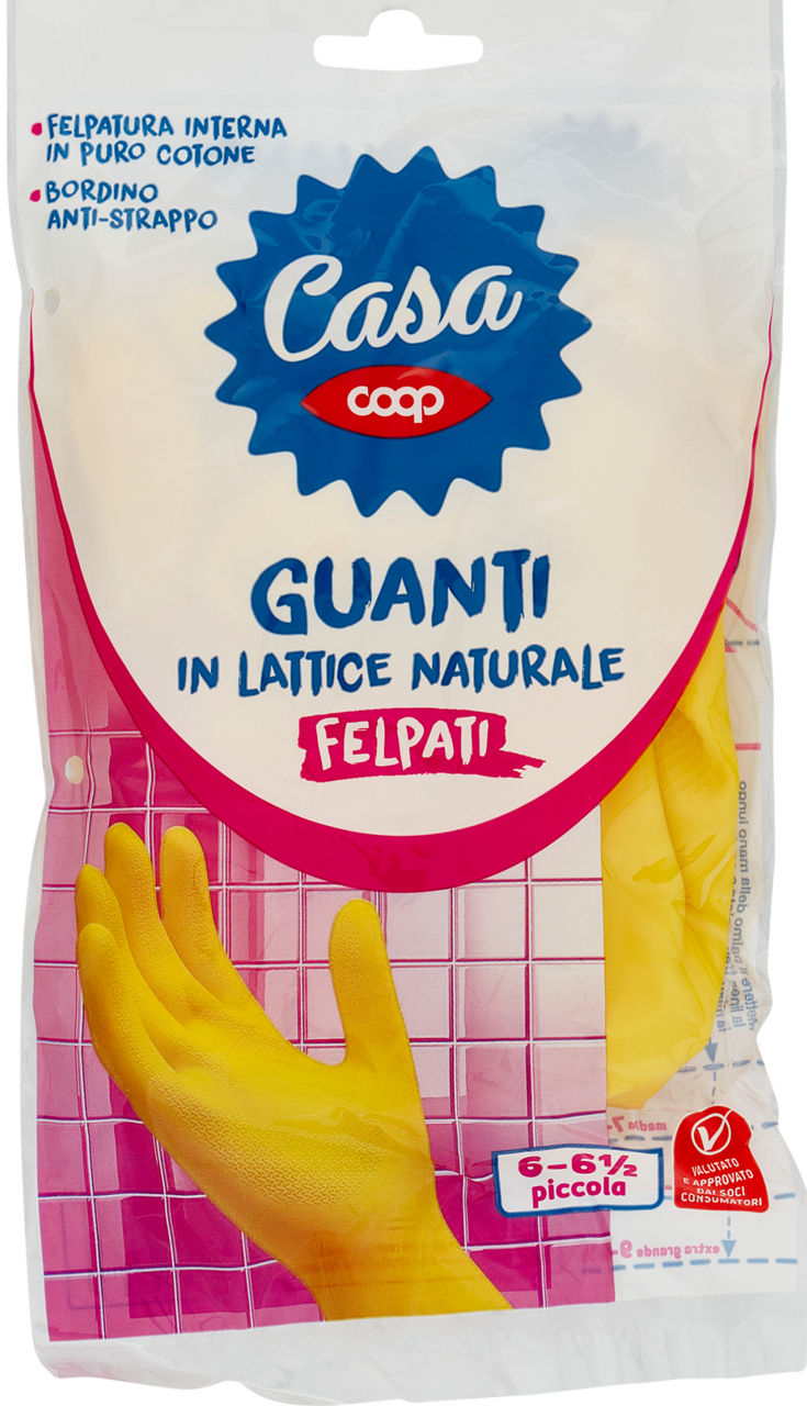 GUANTI IN LATTICE FELPATI  MISURA PICCOLA 6-61/2 PZ.1 - Immagine 11