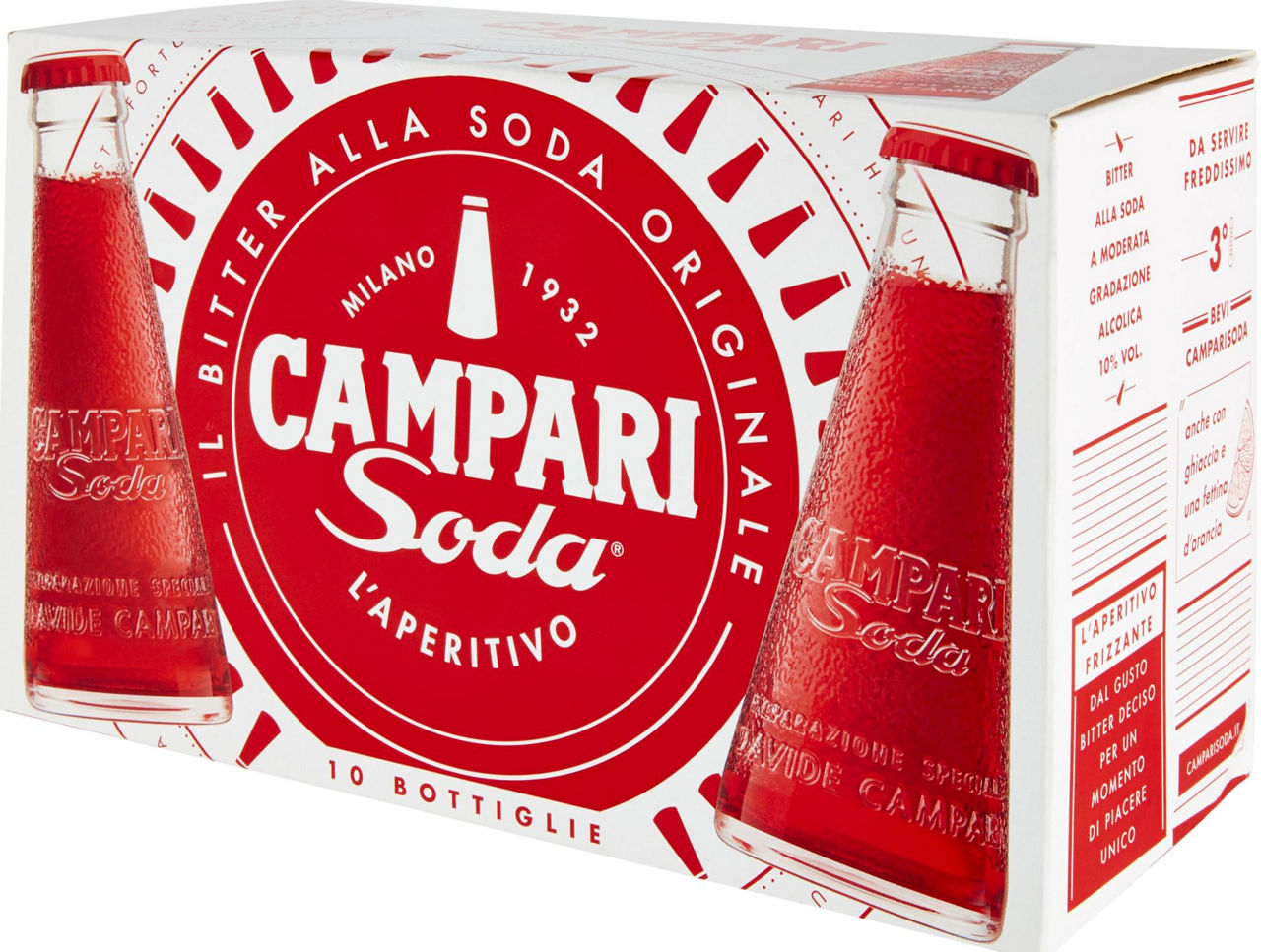 APERITIVO ALCOLICO CAMPARI SODA 10 GRADI SCATOLA ML 98 X 10 - Immagine 61