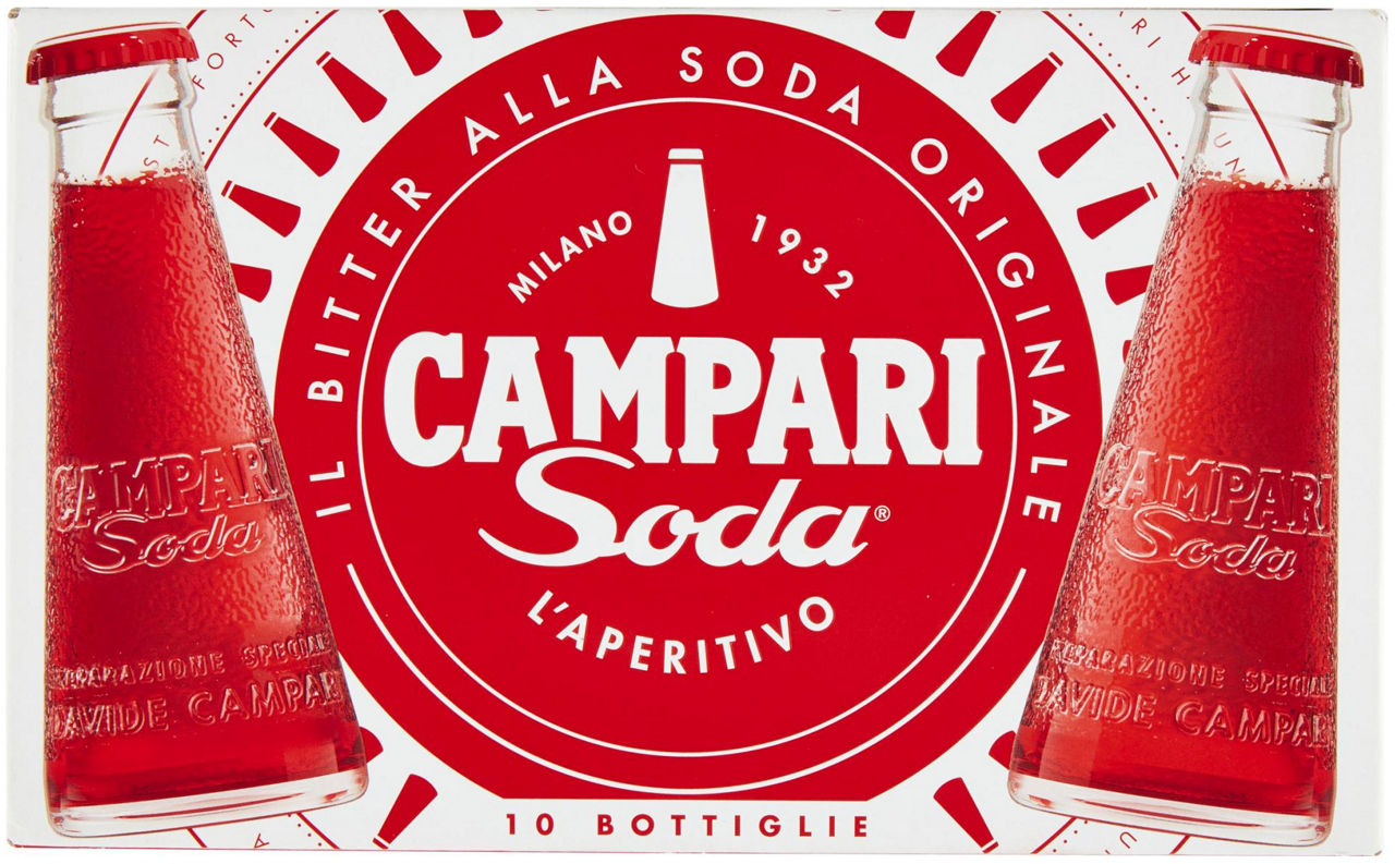 APERITIVO ALCOLICO CAMPARI SODA 10 GRADI SCATOLA ML 98 X 10 - Immagine 21