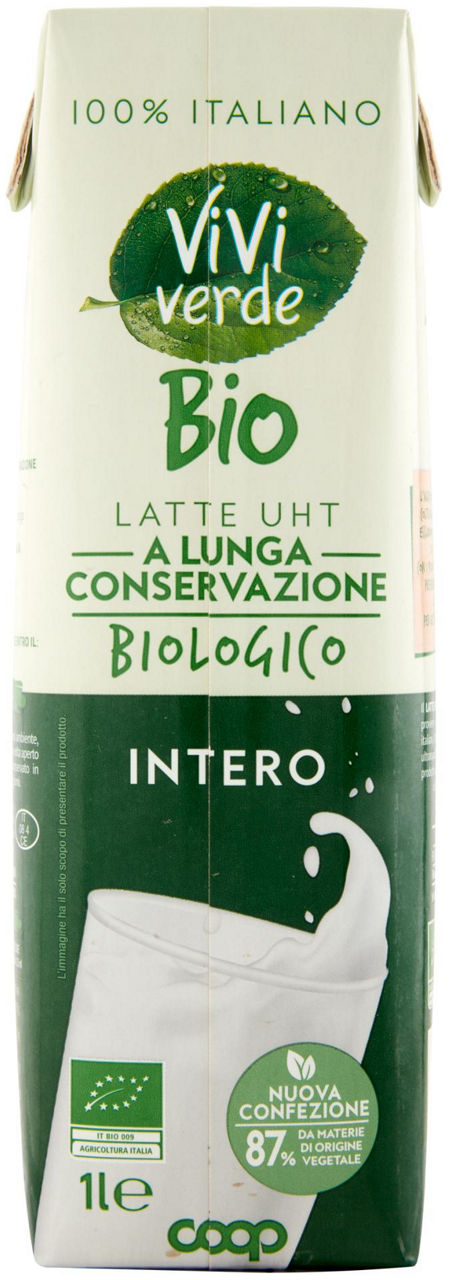 latte UHT Biologico Intero Vivi Verde 1 l - 2