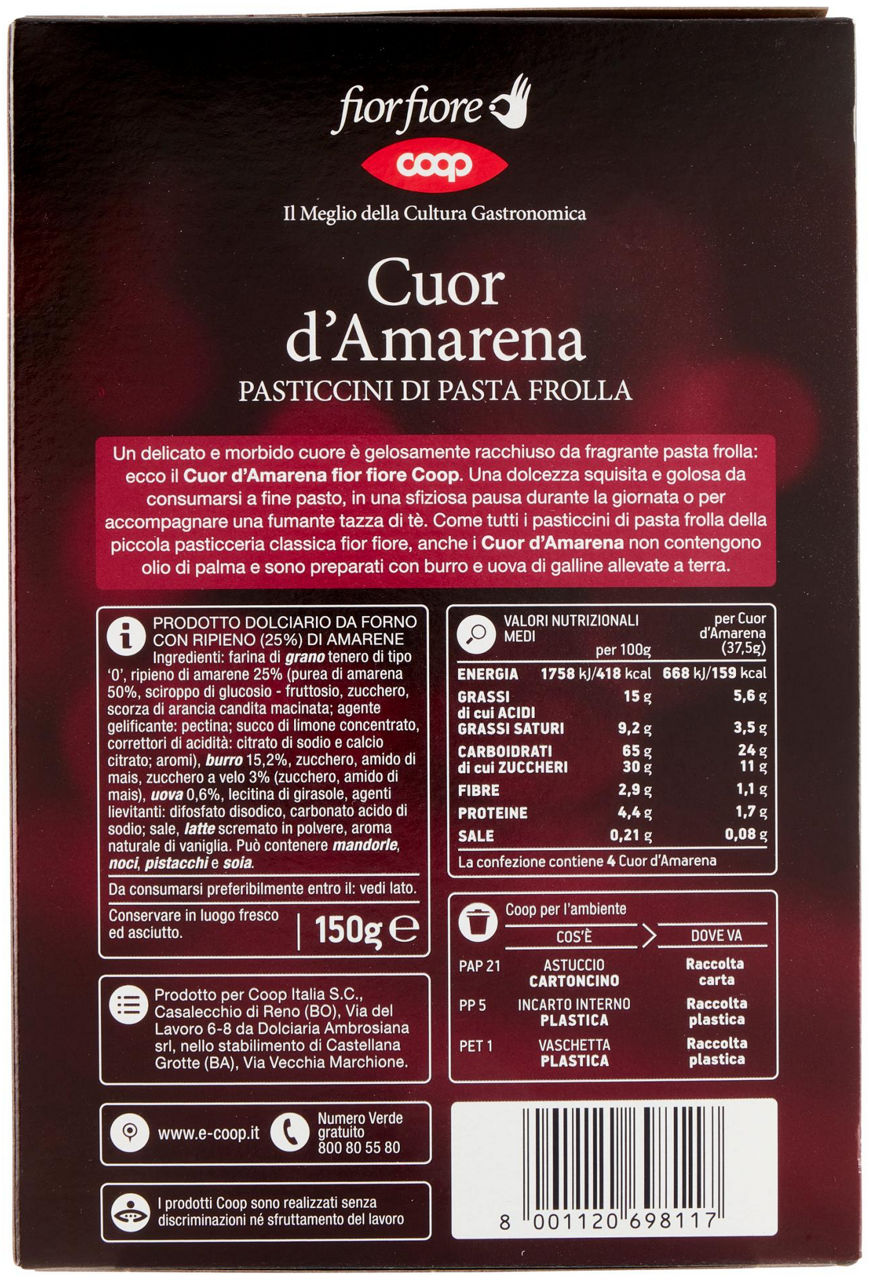 Biscotti cuor di amarena 150 gr - Immagine 21